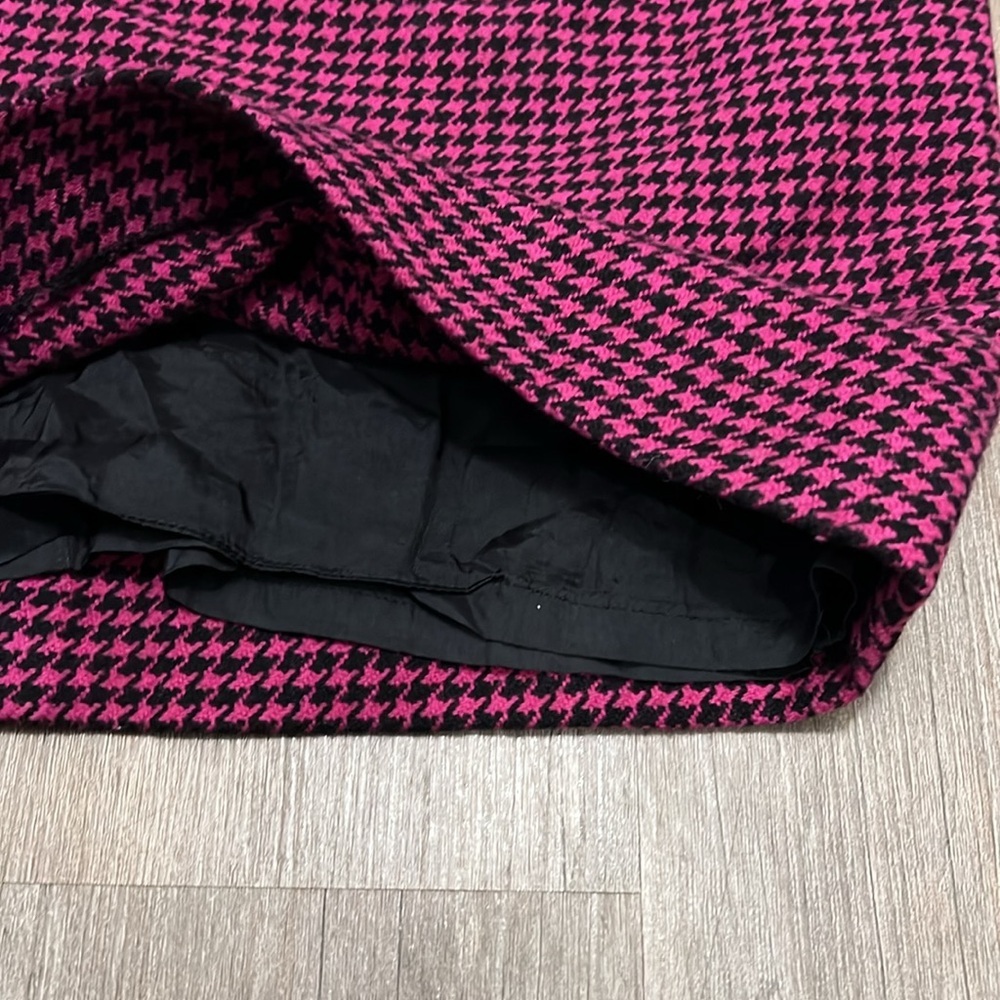 🎹Vintage Valentino Pencil Skirt Hounds tooth Pattern size 6 - Picture 5 of 14
